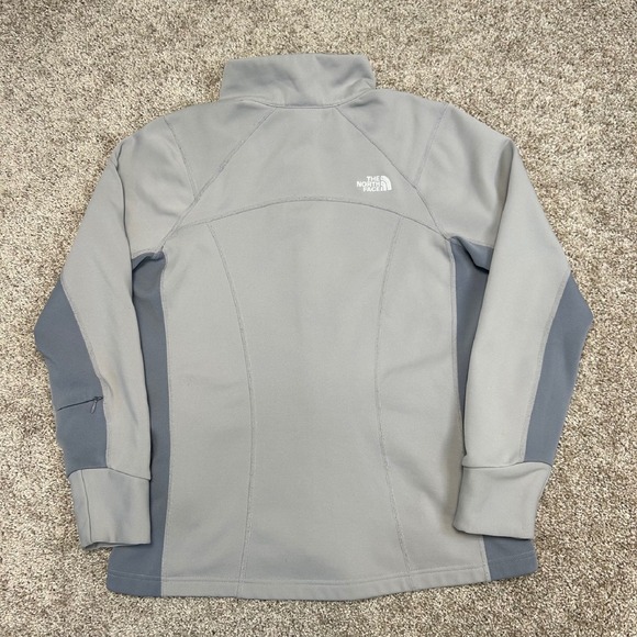 The North Face‎ Flash Dry Full Zip Jacket Women Size Large Two Tone Gray - Picture 8 of 11